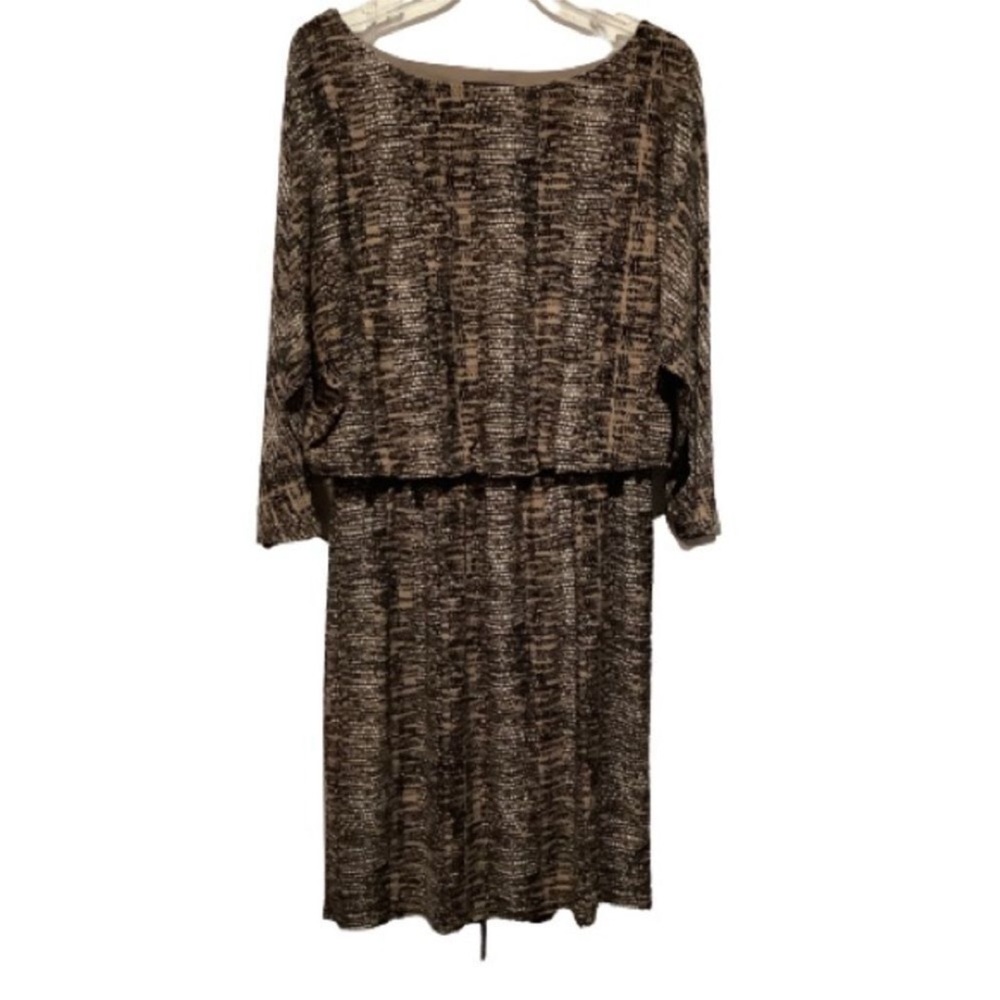 NINE WEST DOLMAN SLEEVE KNEE LENGTH DRESS